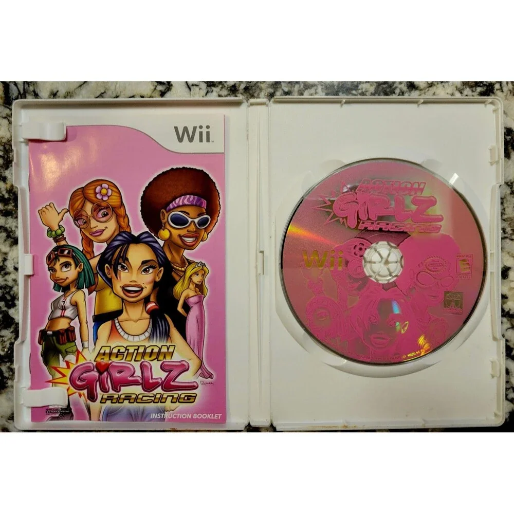 Nintendo Wii:ACTION GIRLZ RACING,CIB, MANUAL, CLN DISC,TESTED,LN COND, FAST SHIP